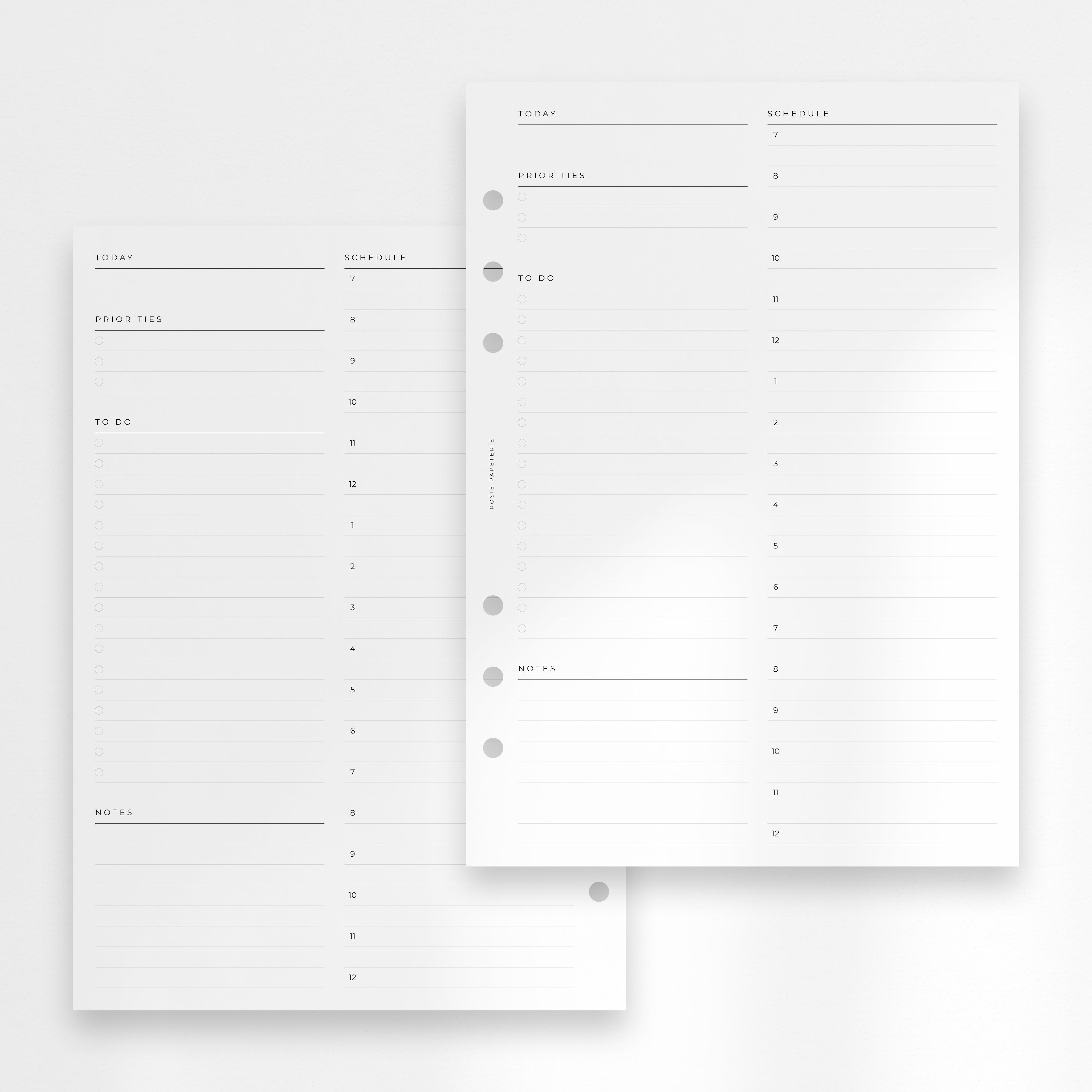Non daté Quotidien Horaire