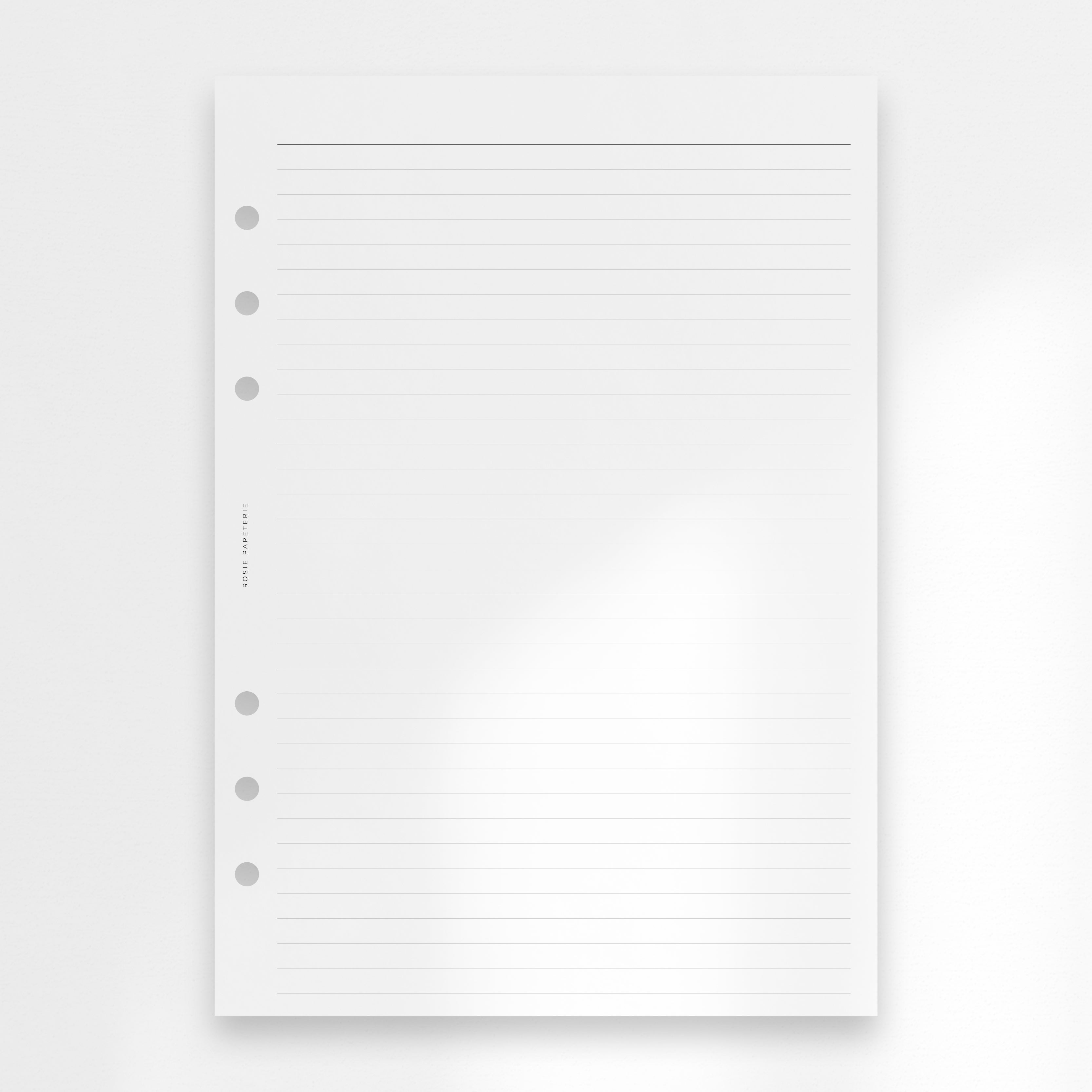 Lined Notes